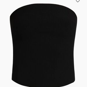 Simkhai Womens Shawn Strapless Bustier   Top Size L Black MSRP $275